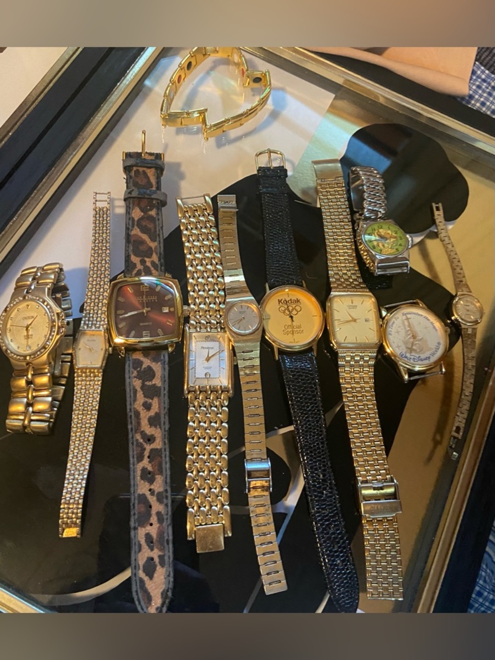 Mixed Lot of Vintage Gold-Tone Wrist Watches - Assorted Styles